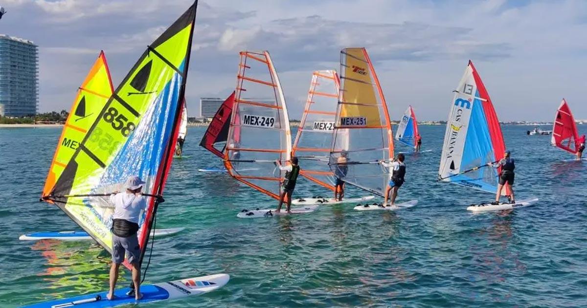 Cancun ideal para los windsurfistas