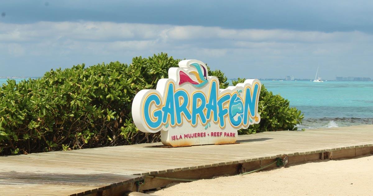 Conozce y disfruta de cerca el Parque Garrafon Isla Mujeres