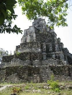 Mayan Temple in Isla mujeres Mayan Temple in Isla mujeres