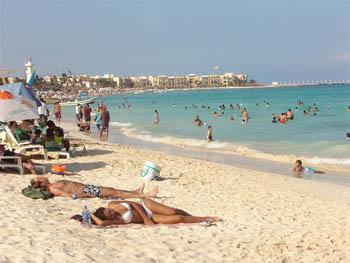 Beach in Playa del Carmen