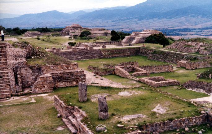 Monte Alban, one of the 13 wonders in Mexico